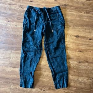 Ralph lauren black drawstring pants